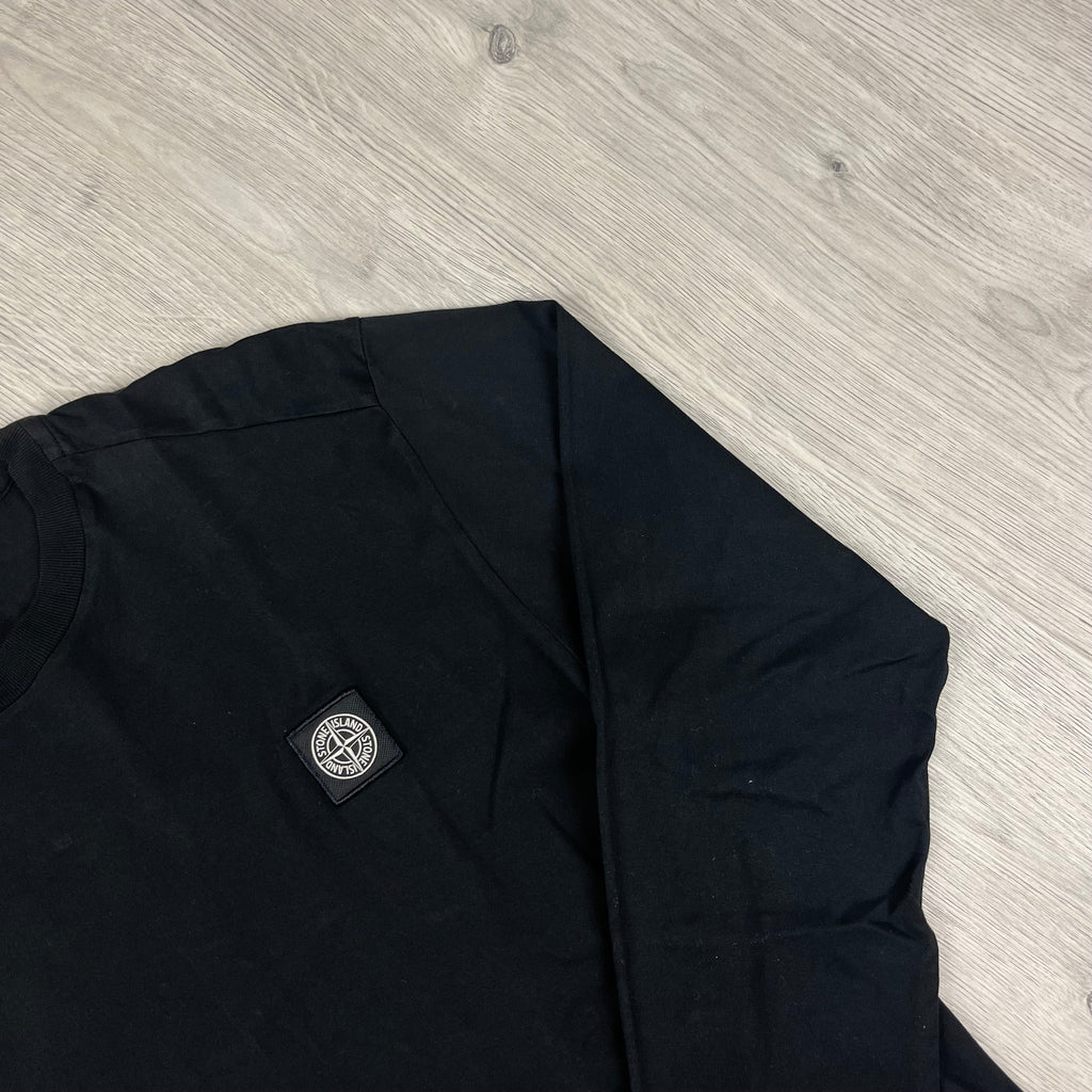 Stone Island Long Sleeve T-Shirt - Black Ironleague