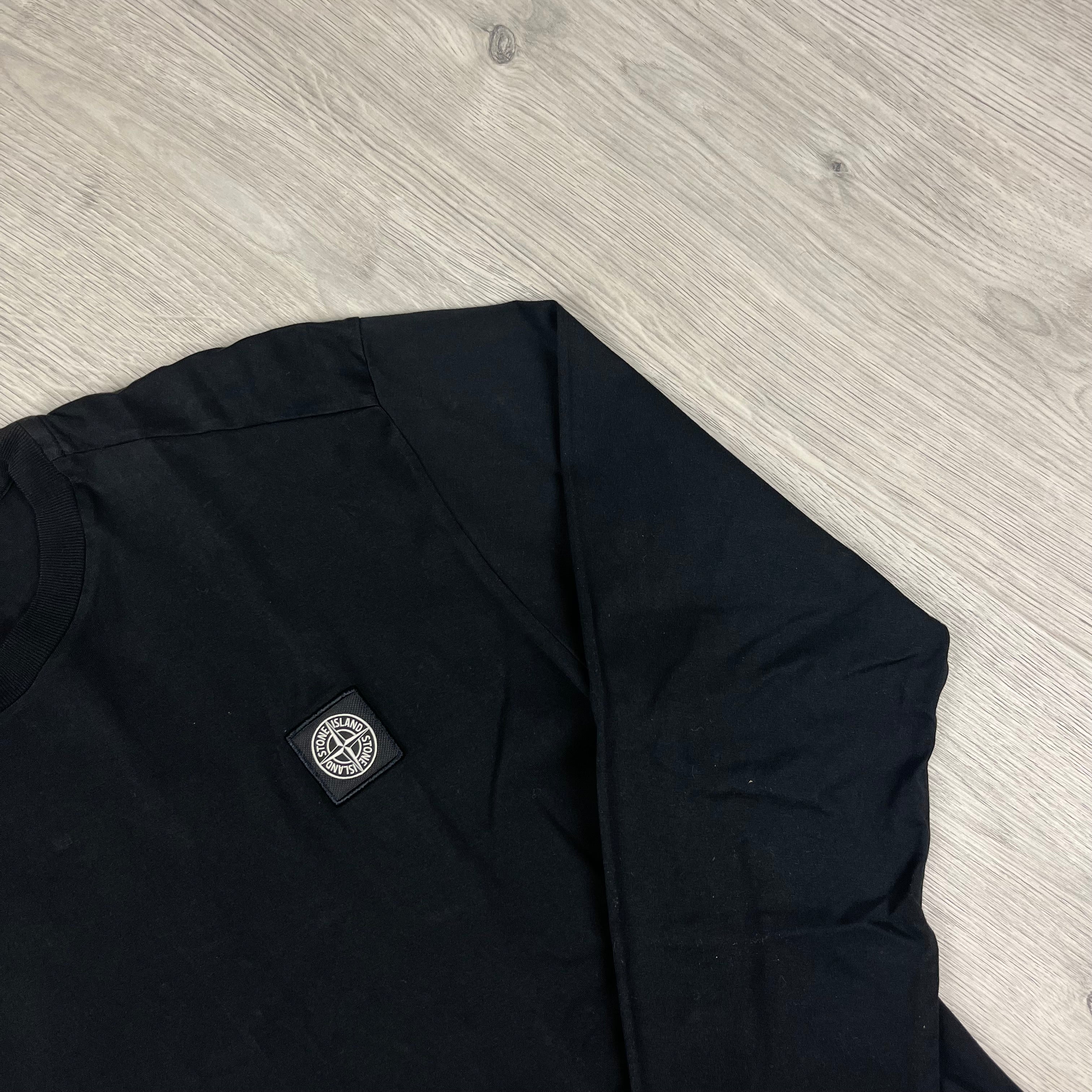 Stone Island Long Sleeve T-Shirt - Black Ironleague