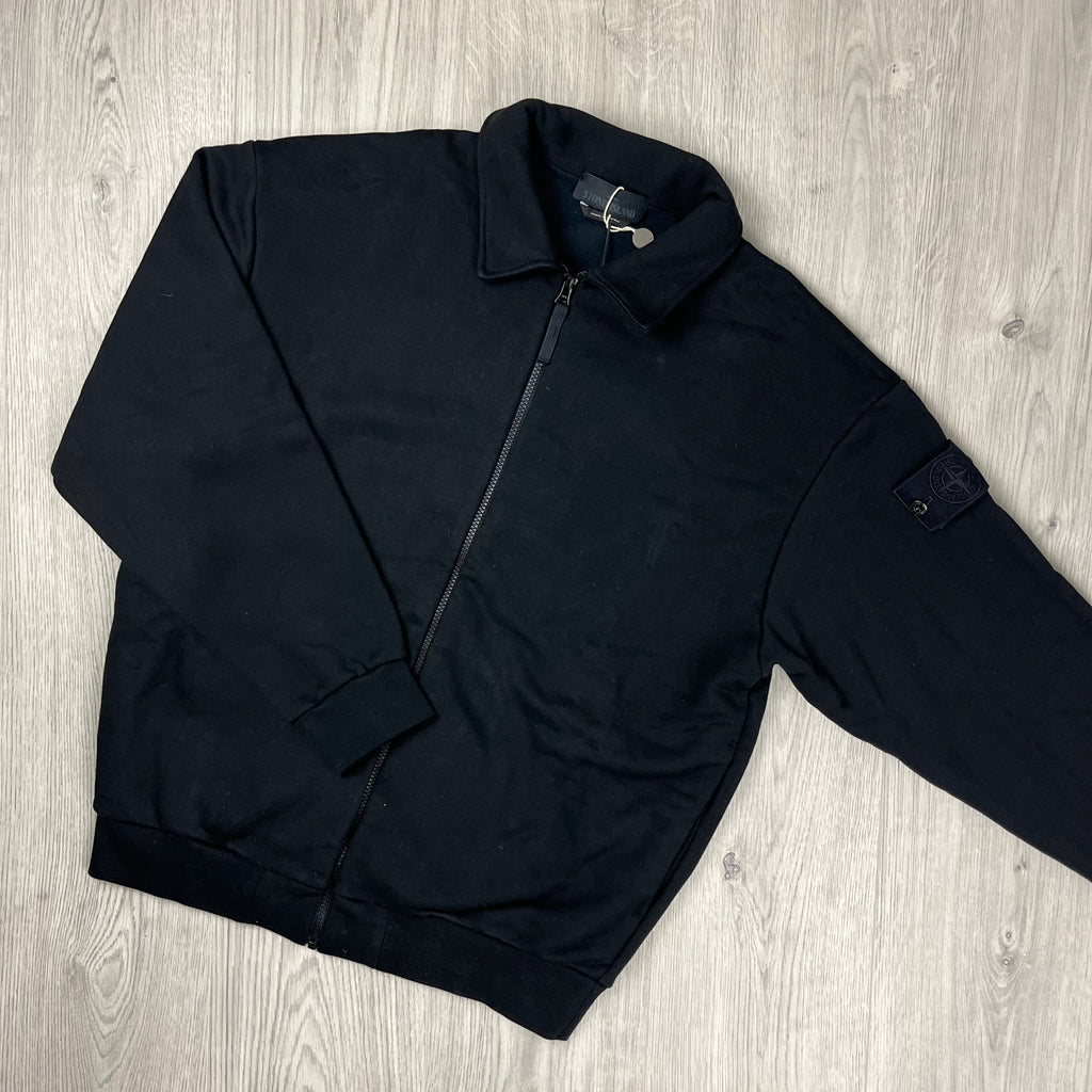 Stone Island Ghost Zip Fleece - Black Ironleague
