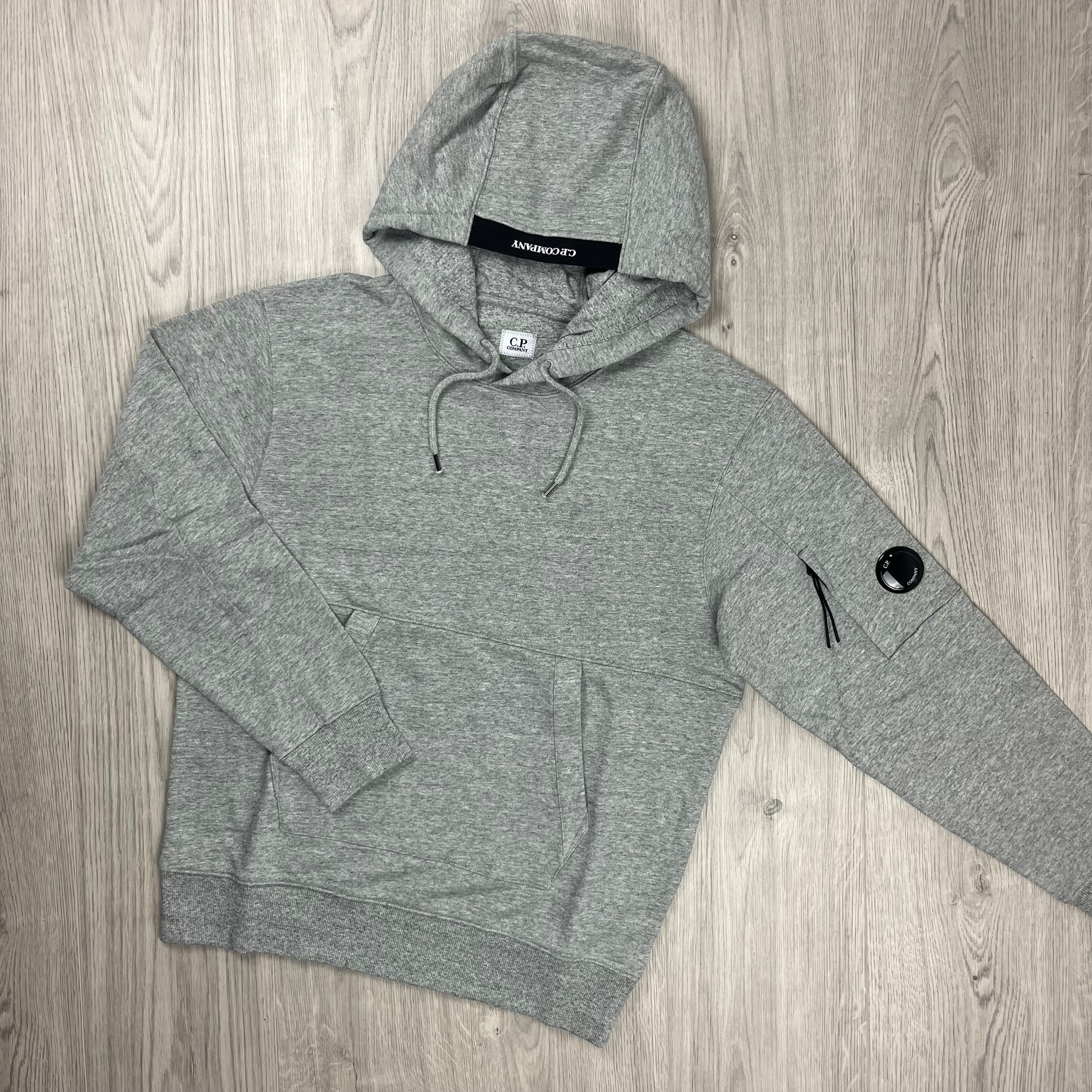 CP Company Raised Fleece Tracksuit - Grey Ironleague