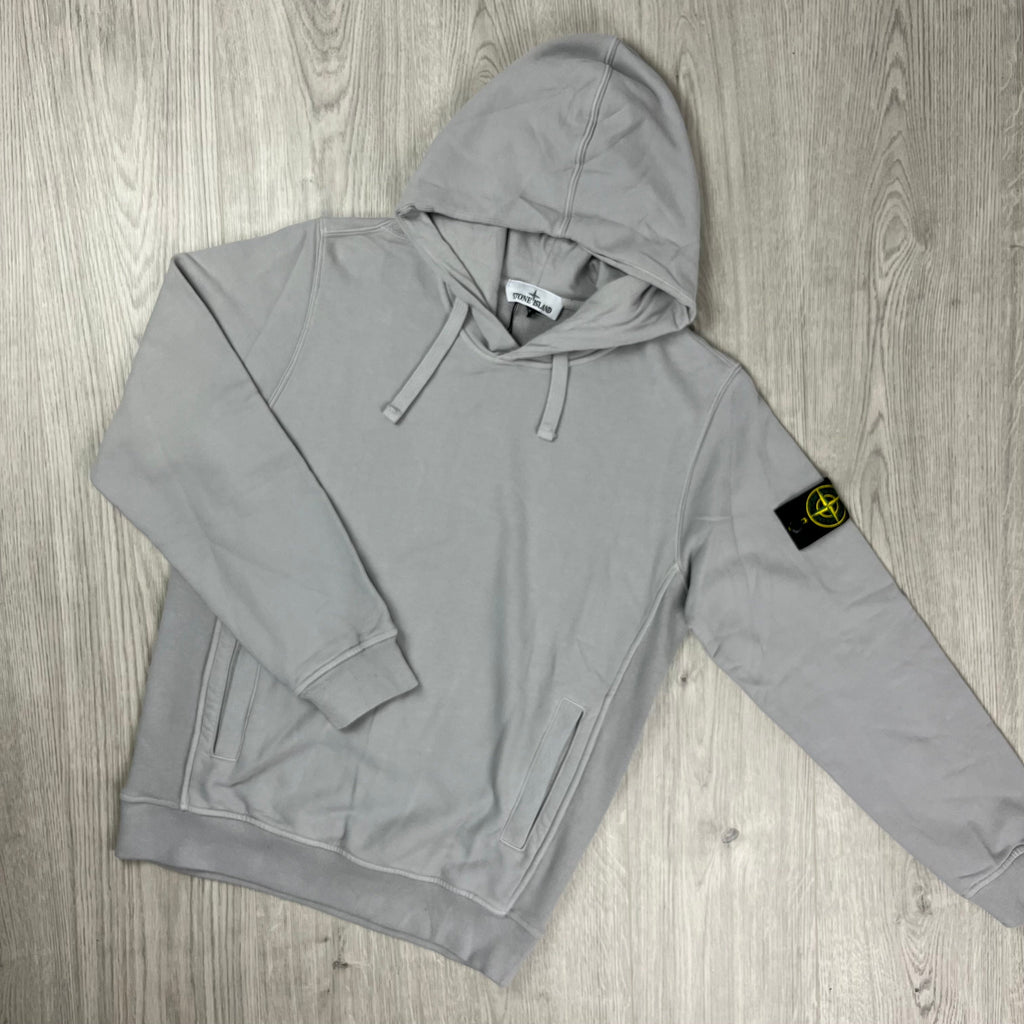 Stone Island Dyed Hoodie - Grey Ironleague