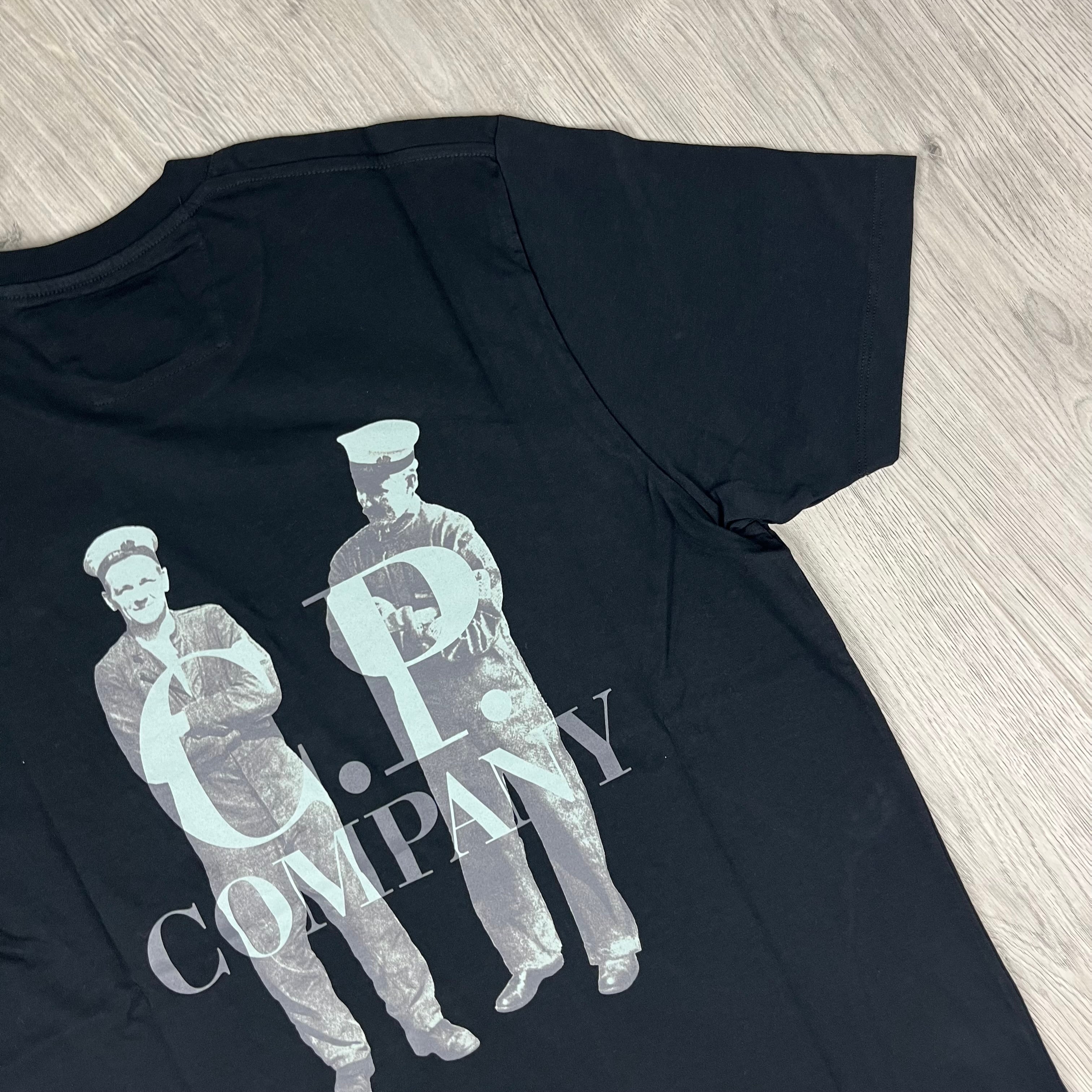 CP Company Sailor T-Shirt - Black Ironleague