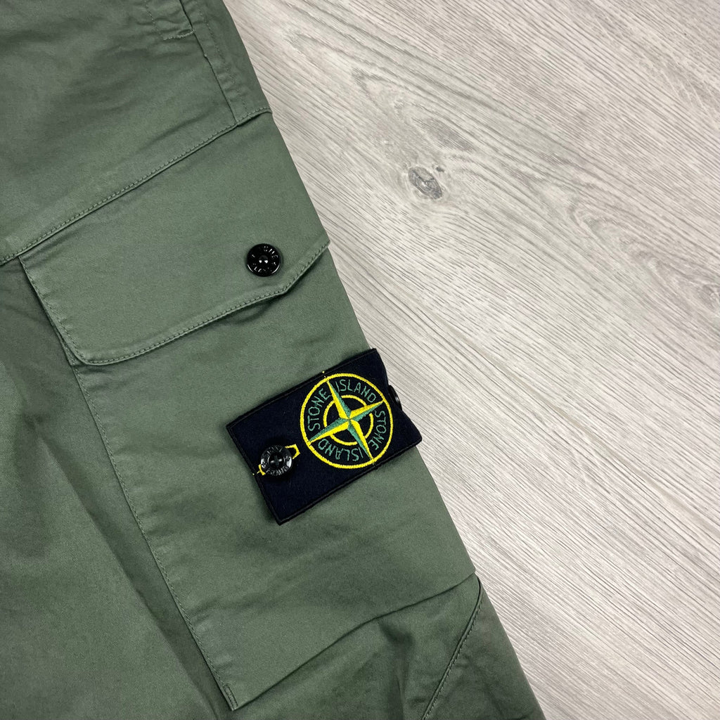 Stone Island Cargo Trousers - Musk Ironleague