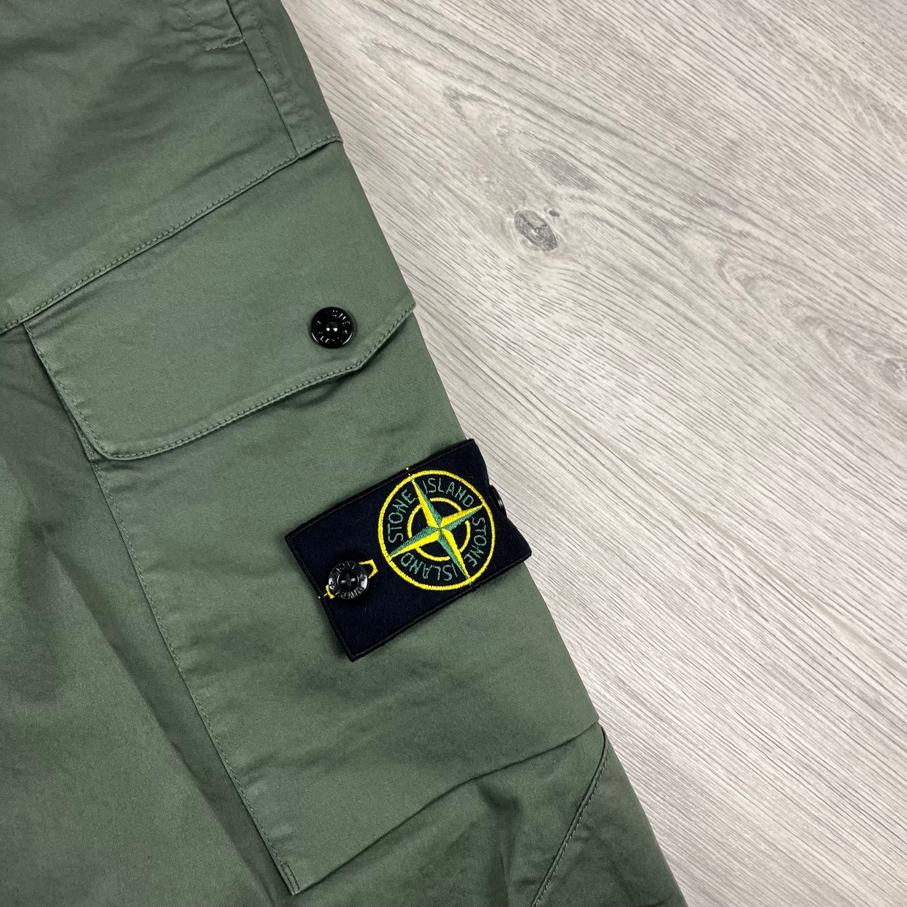 Stone Island Cargo Trousers - Musk Ironleague