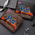 LIMITED EDITION FBS NCAA02 PIP PI PANTHERS LEATHER WALLET