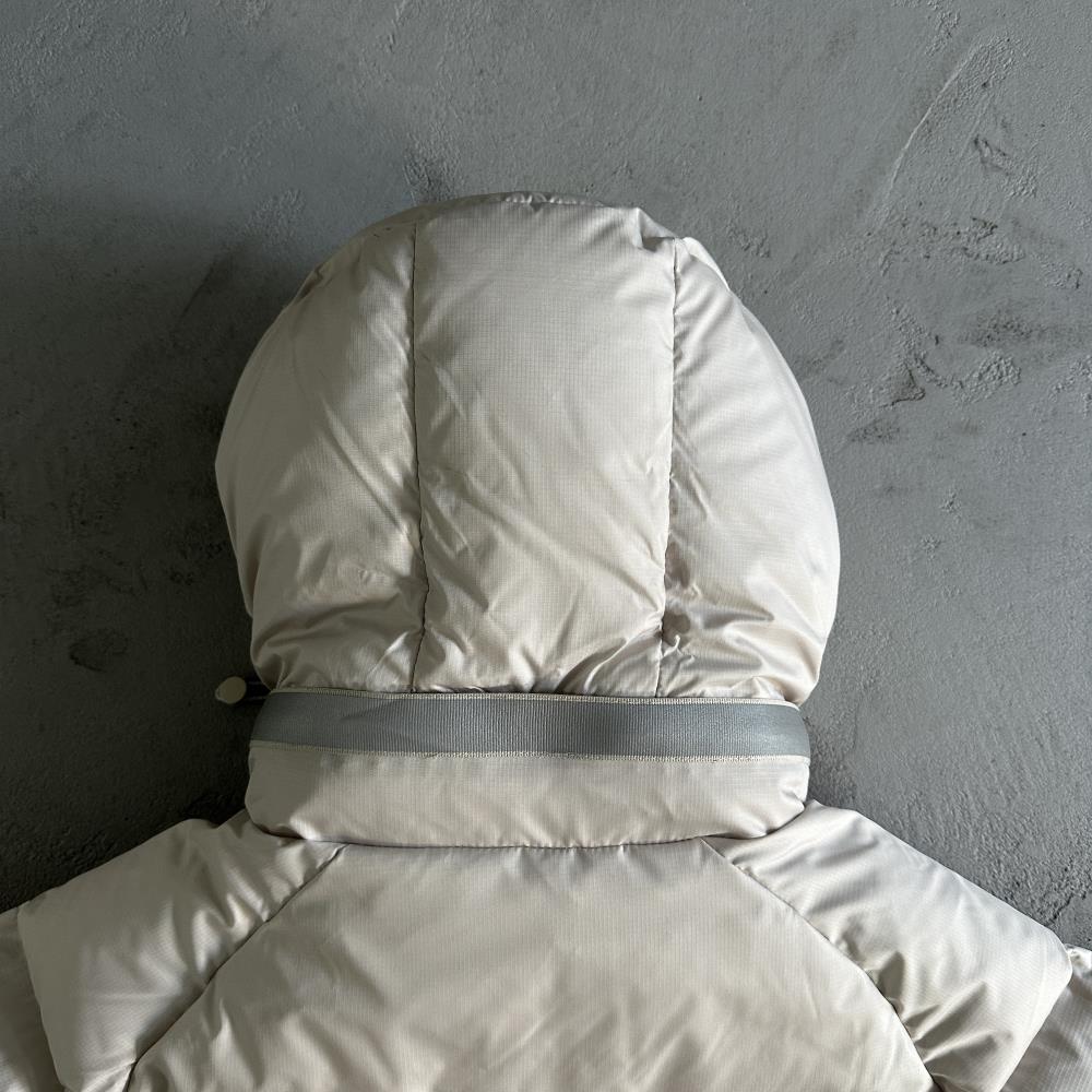 Syna Puffer Coat - Beige/White Ironleague