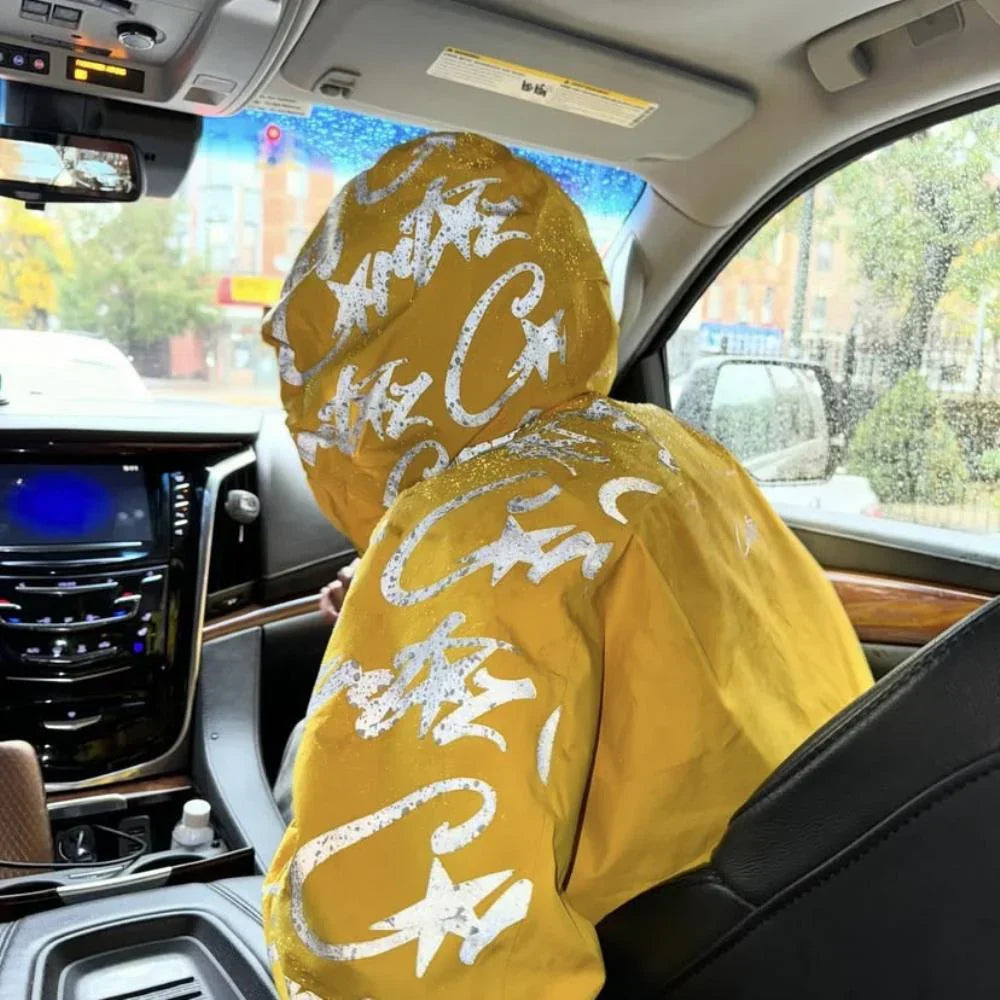 Corteiz Elitework Shell Jacket - Yellow Ironleague