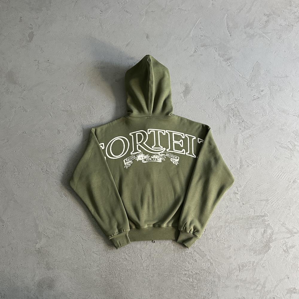 Corteiz Superior Royale Zip Set - Army Green Ironleague