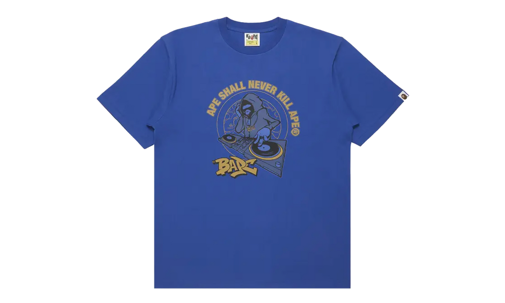 BAPE (B)Ape DJ Tee Blue 1J80 110 047 BLUE
