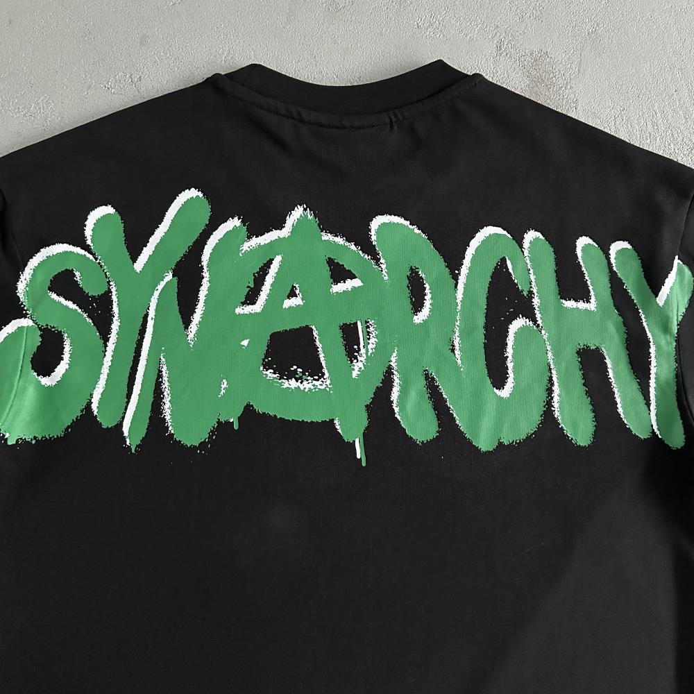 Syna Long Sleeve - Black/Green Ironleague