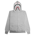 A BATHING APE 2nd Shark Full Zip Hoodie - Gray