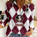 LIMITED DROP NCAA CWS30 FLS FL SEMINOLES WOMEN CASUAL SHIRT FOR FAN