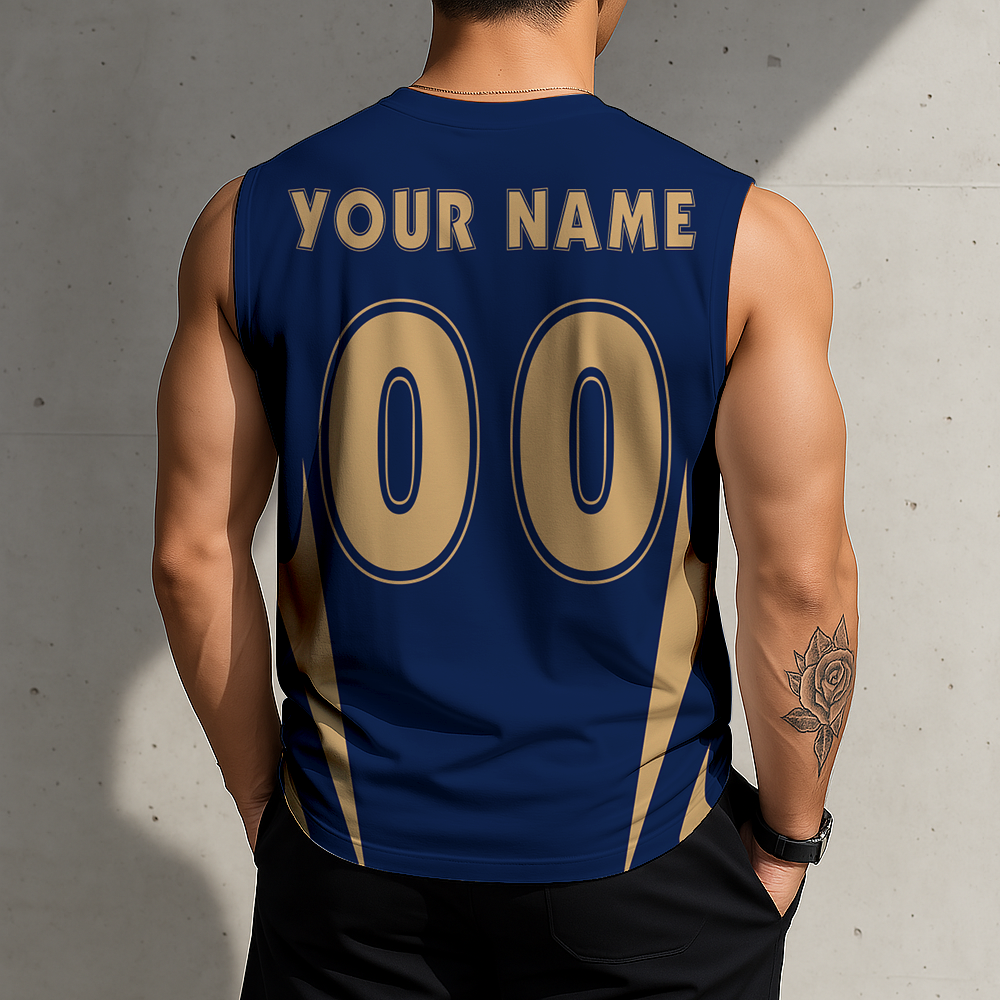 FINAL SALE - NEW CUSTOMIZED NBA30 NOP NEW ORLEANS PELICANS MEN'S GYM SHIRT