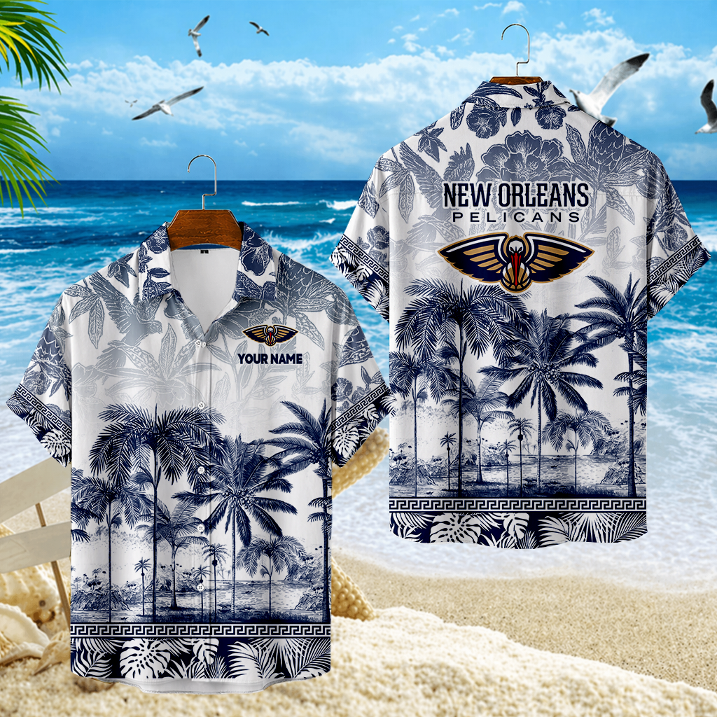 FINAL SALE - NEW CUSTOMIZED NBA30 NOP NEW ORLEANS PELICANS UNISEX HAWAIIAN SHIRT