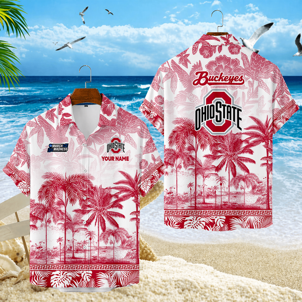 LIMITED EDITION - NEW CUSTOMIZED MAM30 OSB OHIO STATE BUCKEYES UNISEX HAWAIIAN SHIRT