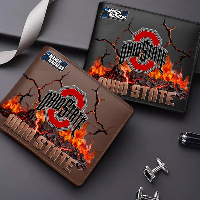 LIMITED EDITION MAM NCAA30 OSB OS BUCKEYES LEATHER WALLET