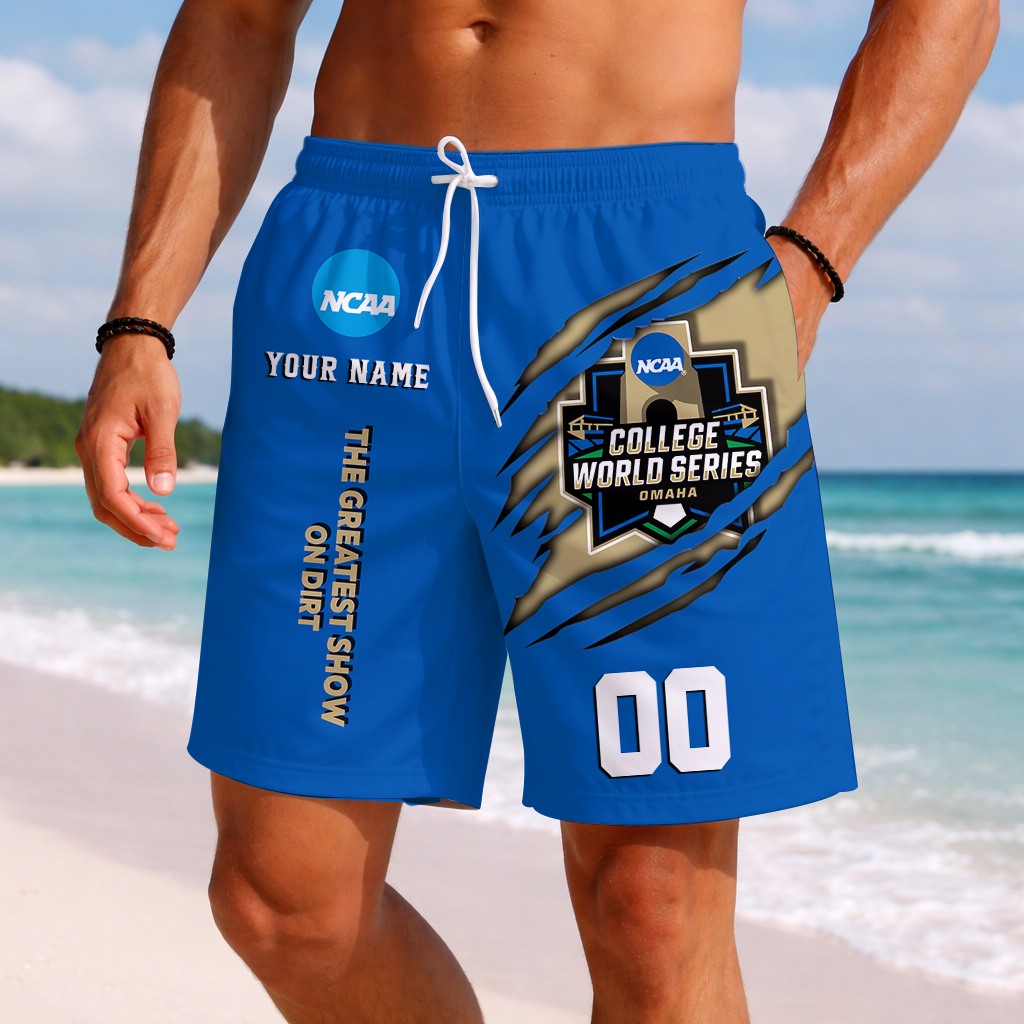 LIMITED DROP NCAA CWS31 COLLEGE WORLD SERIES SHORT PANTS