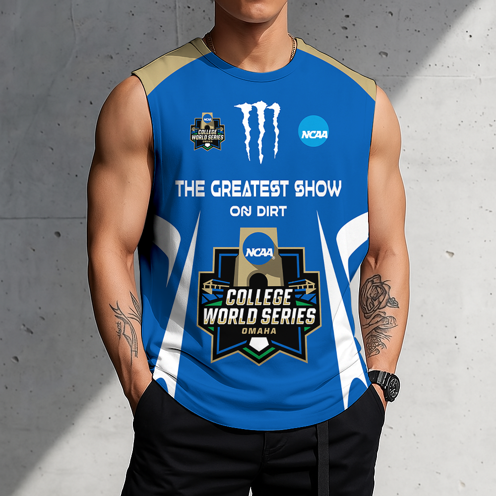 3D PRINT TEE NCAA CWS31 COLLEGE WORLD SERIES MEN'S GYM SHIRT