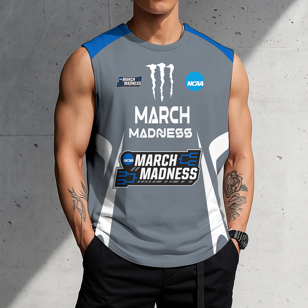3D PRINT TEE NCAA MAM31 MARCH MADNESS MEN'S GYM SHIRT