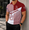 VIRAL EDITION - NEW CUSTOMIZED NCAA FBS31 OUS OKLAHOMA SOONERS POLO SHIRT