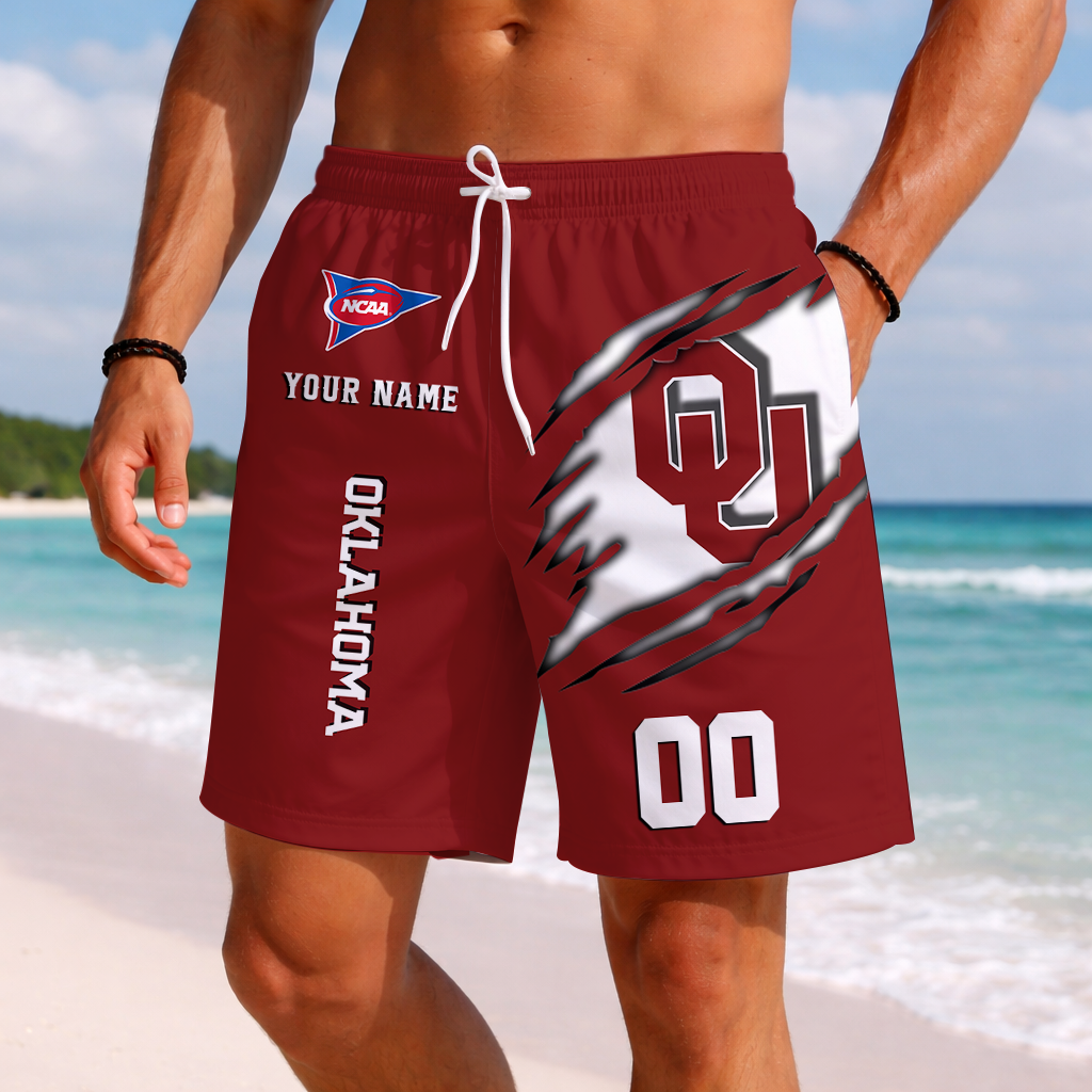 LIMITED DROP NCAA FBS31 OUS OU SOONERS SHORT PANTS