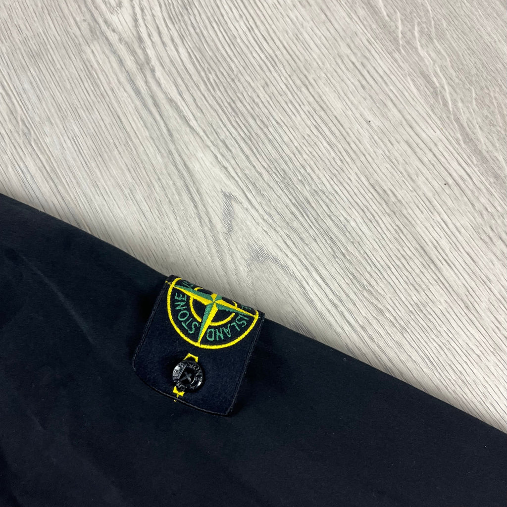 Stone Island Zip Overshirt - Black Ironleague
