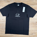 CP Company 30/2 Mercerized Jersey Twisted British Sailor T-Shirt in Black Ironleague