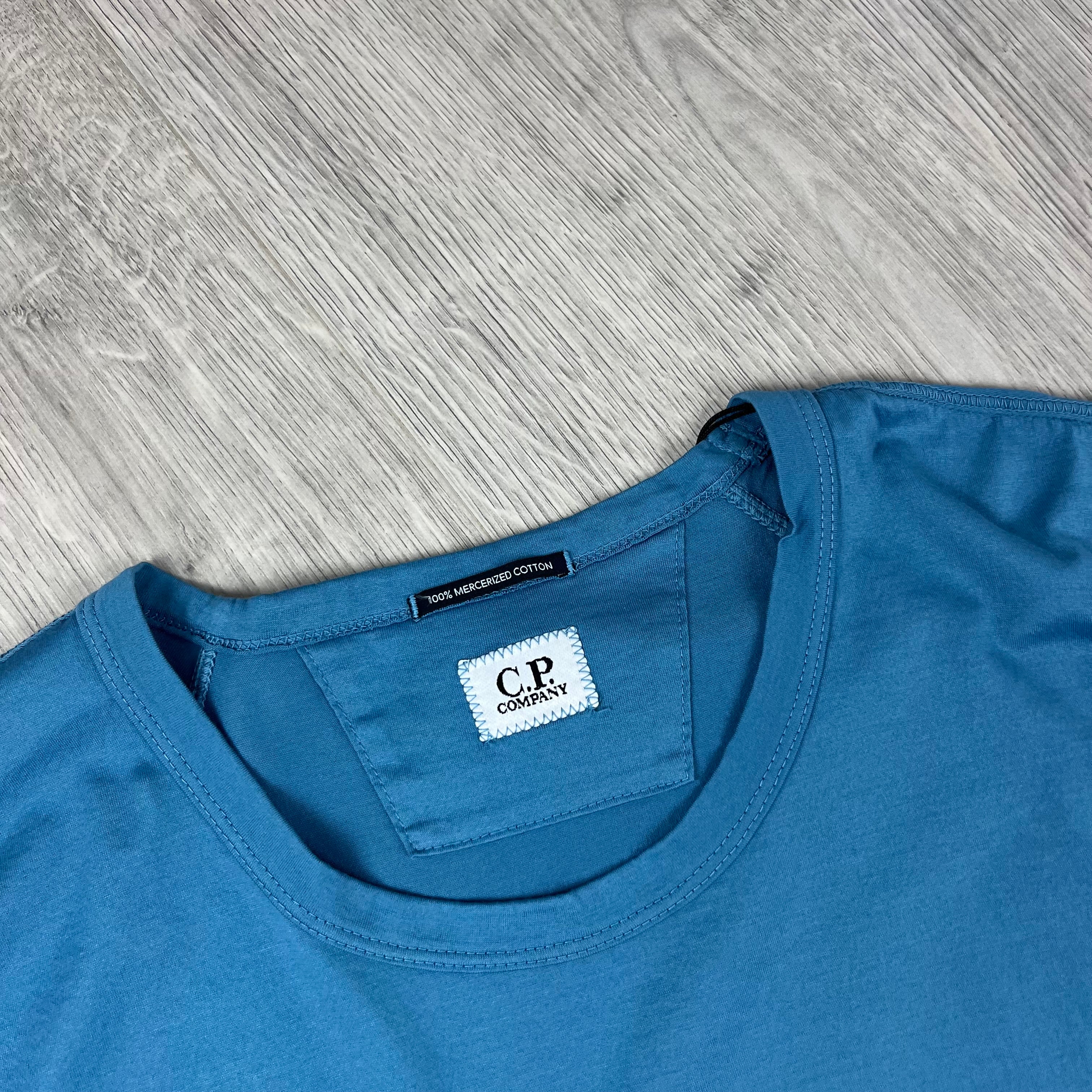 CP Company Patch T-Shirt - Aegean Blue Ironleague