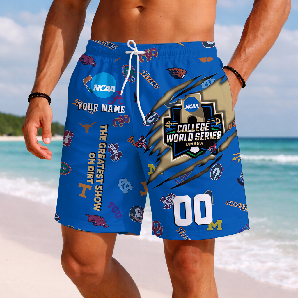 LIMITED DROP NCAA CWS32 CWS ALL TEAMS SHORT PANTS