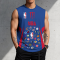 FINAL SALE - NEW CUSTOMIZED NBA32 NBA ALL TEAMS MEN'S GYM SHIRT
