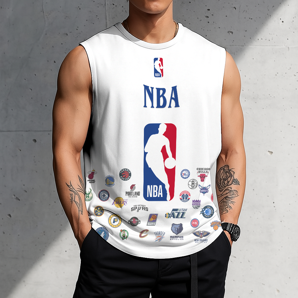 FINAL SALE - NEW CUSTOMIZED NBA32 NBA ALL TEAMS TANKTOP & GYM SHIRT