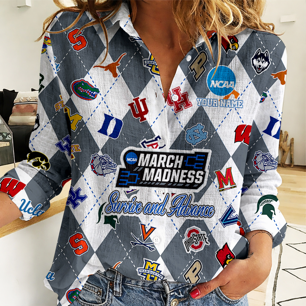 LIMITED DROP  NCAA MAM32 MAM ALL TEAMS WOMEN CASUAL SHIRT FOR FAN