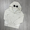 CP Company Zip Hoodie - White Ironleague