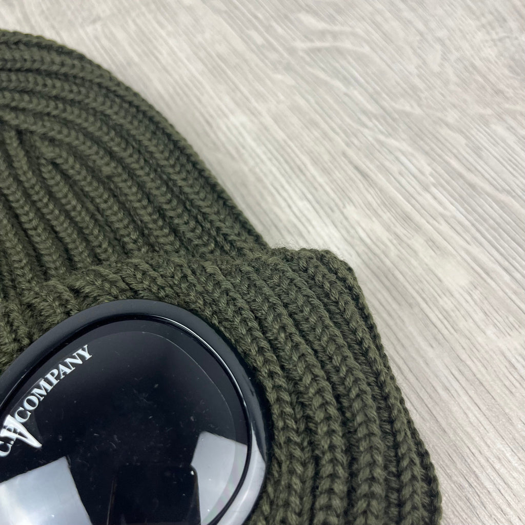 CP Company Goggle Beanie - Ivy Green Ironleague