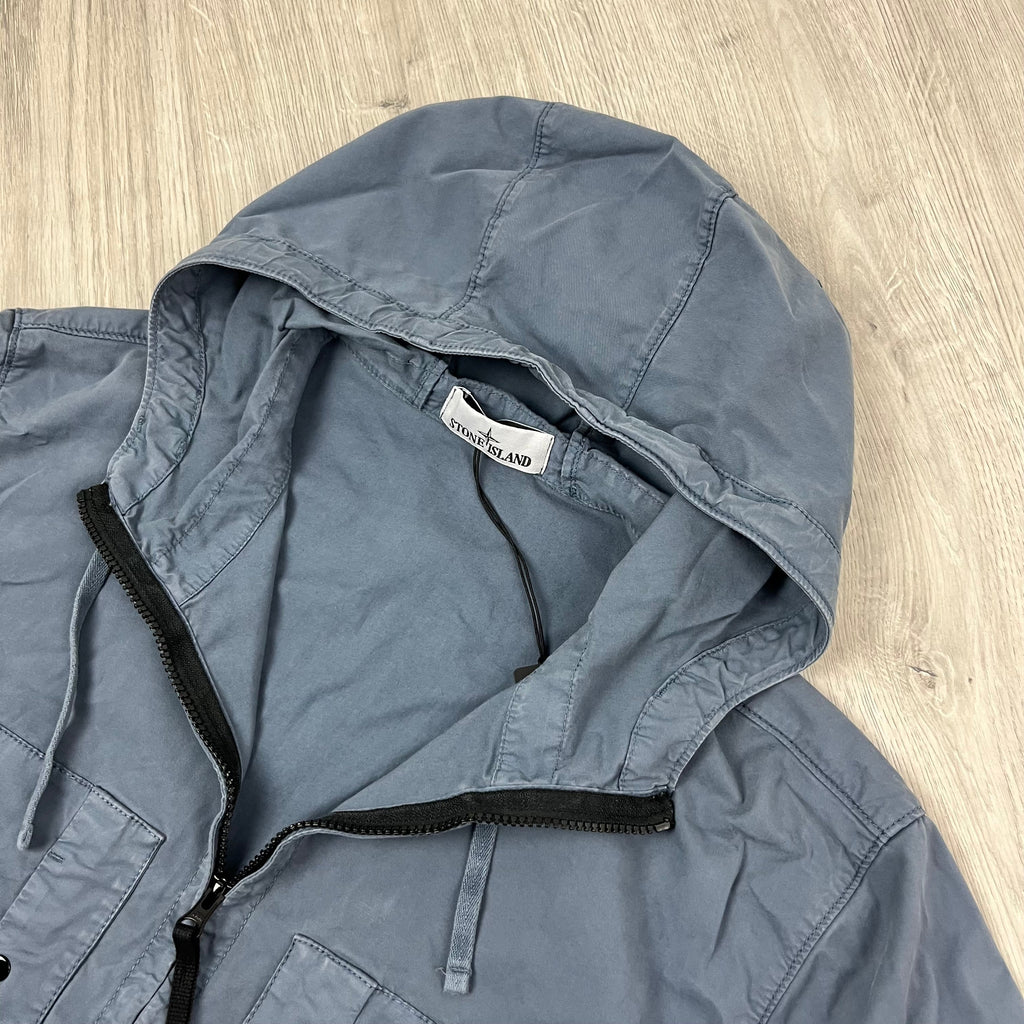 Stone Island Supima Jacket - Avio Blue Ironleague