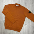 Stone Island Knit Sweatshirt - Orange Ironleague