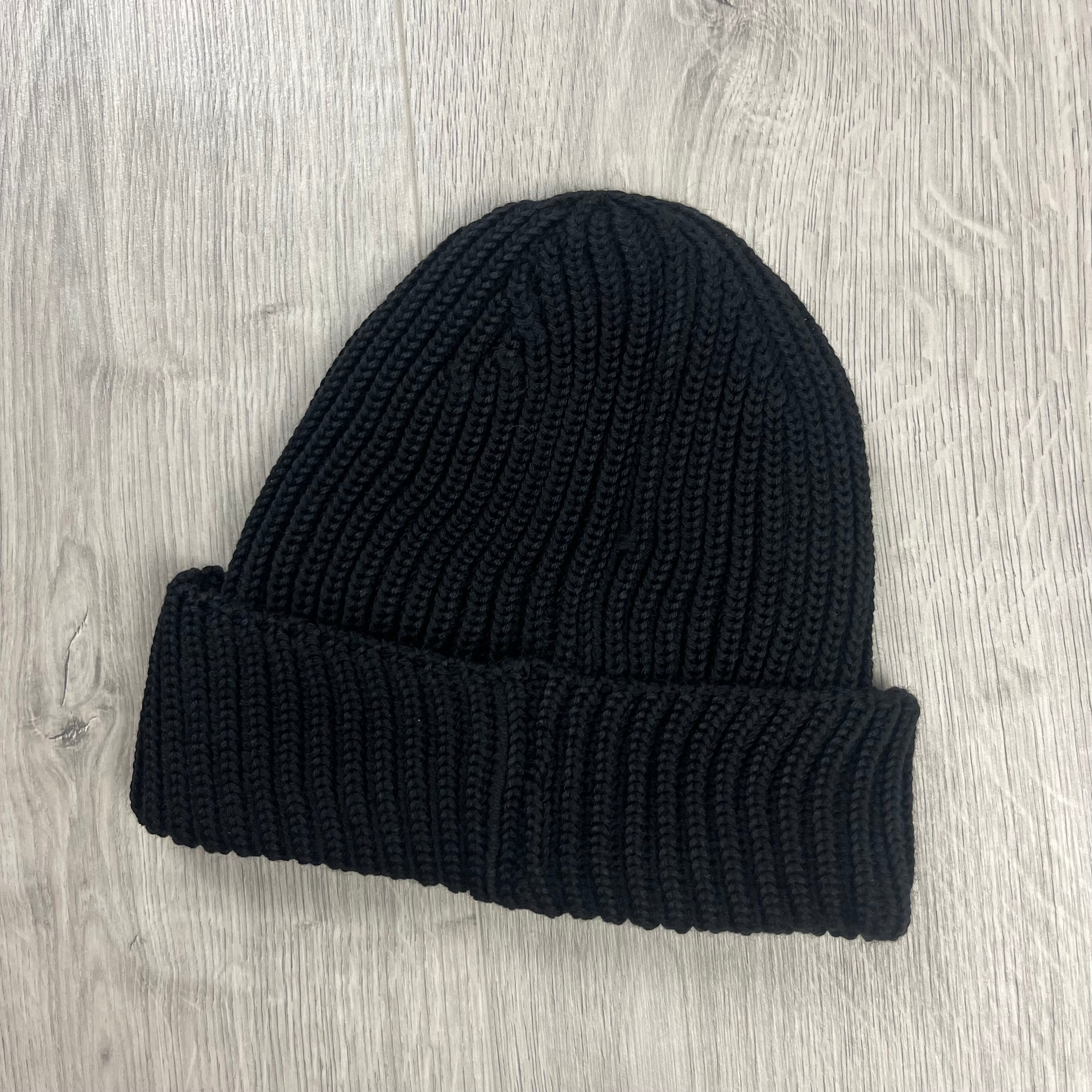 CP Company Goggle Beanie - Black Ironleague