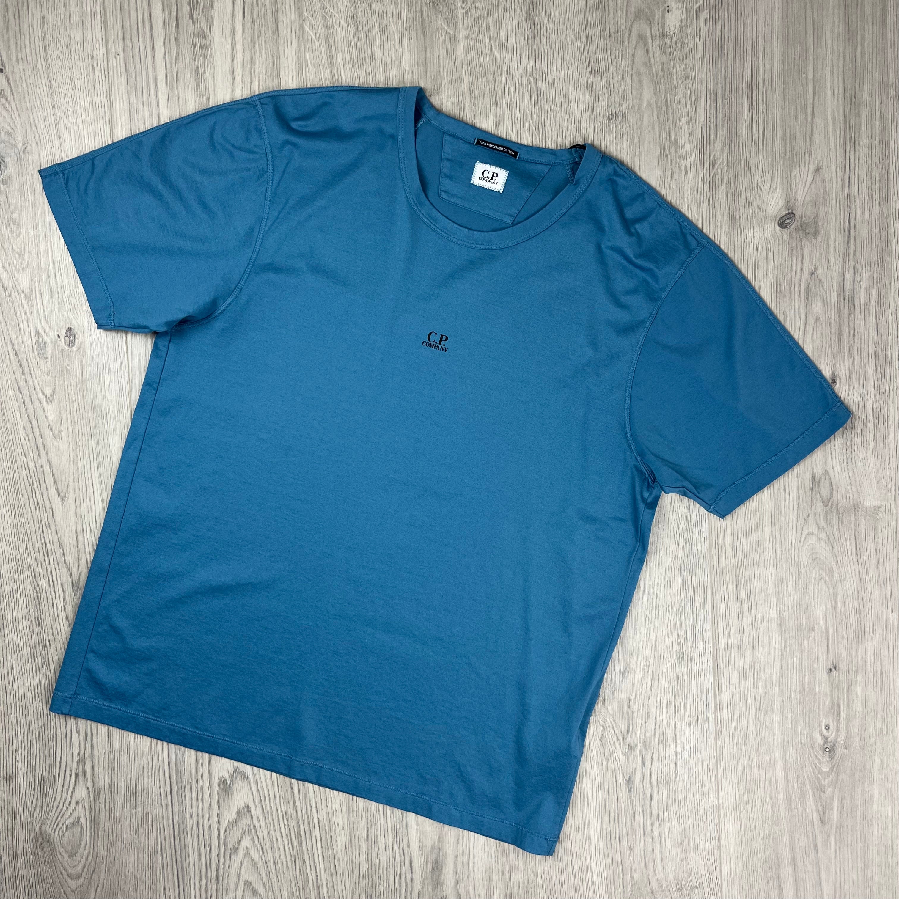 CP Company Patch T-Shirt - Aegean Blue Ironleague
