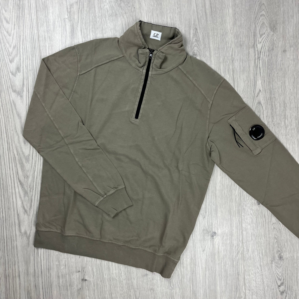 CP Company Zip Fleece - Walnut Ironleague