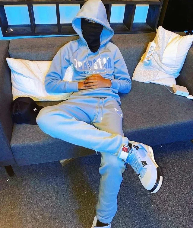 Trapstar Chenille Decoded Tracksuit - Citadel/White Ironleague
