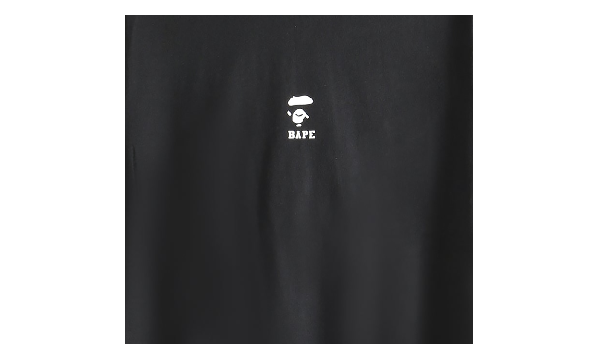 BAPE Ape Face Shrunk Tee Black 1L80109309 BLACK