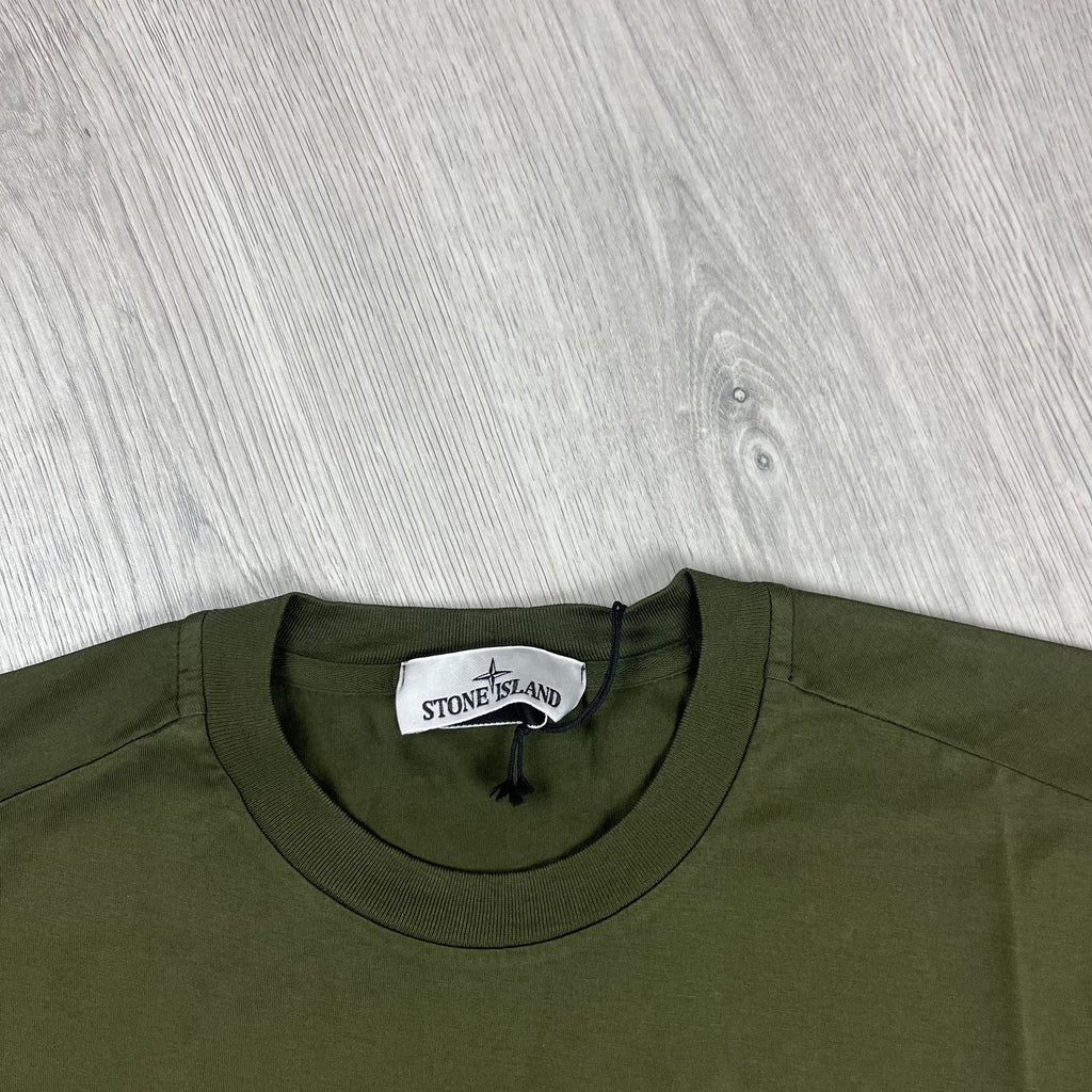 Stone Island Patch T-Shirt - Olive Ironleague