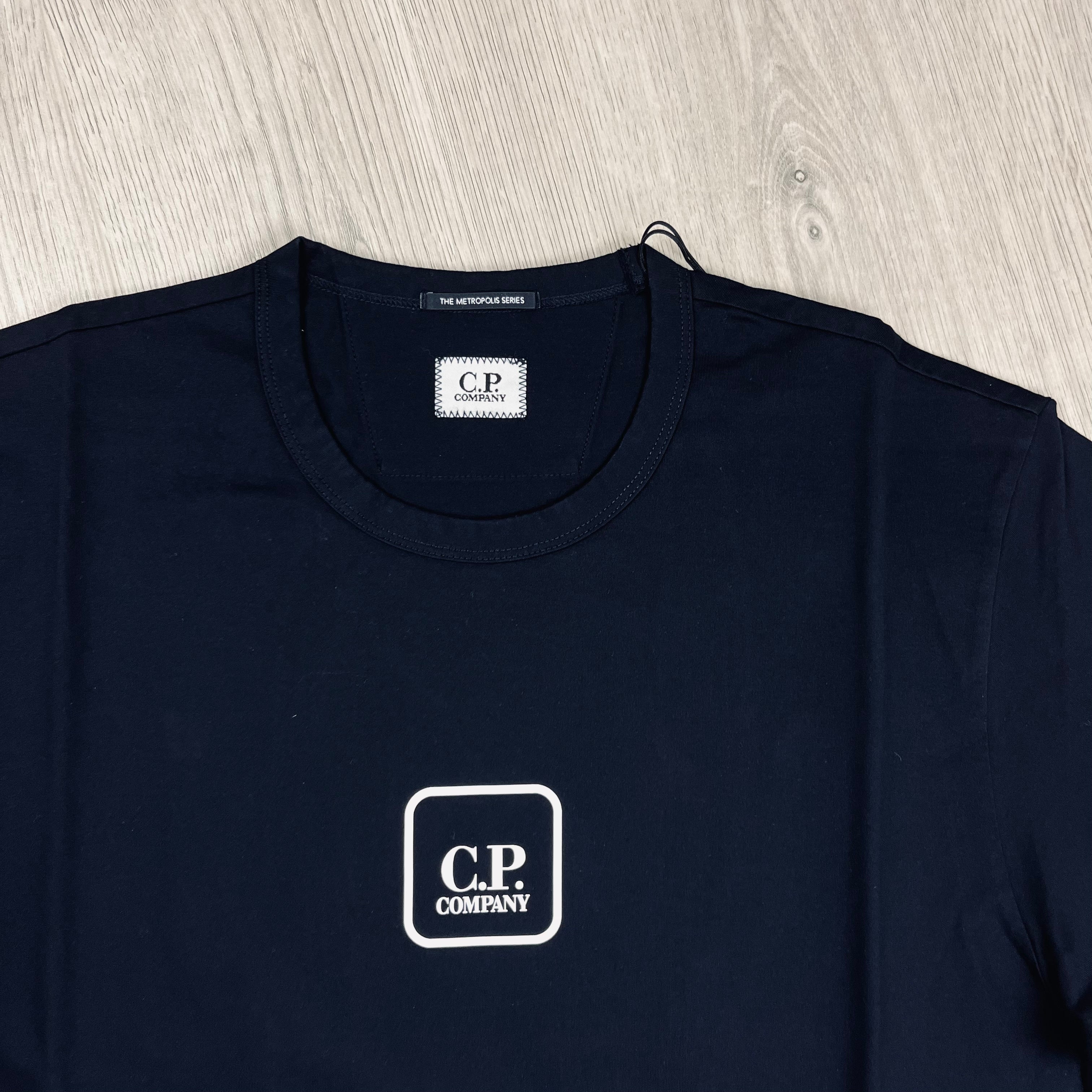 CP Company Metropolis T-Shirt - Navy Ironleague