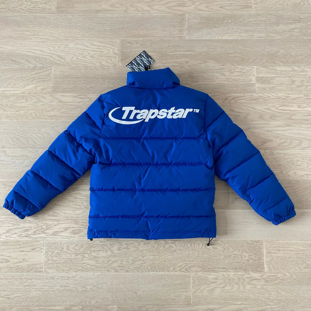 Trapstar Hyperdrive Puffer Jacket - Blue Ironleague