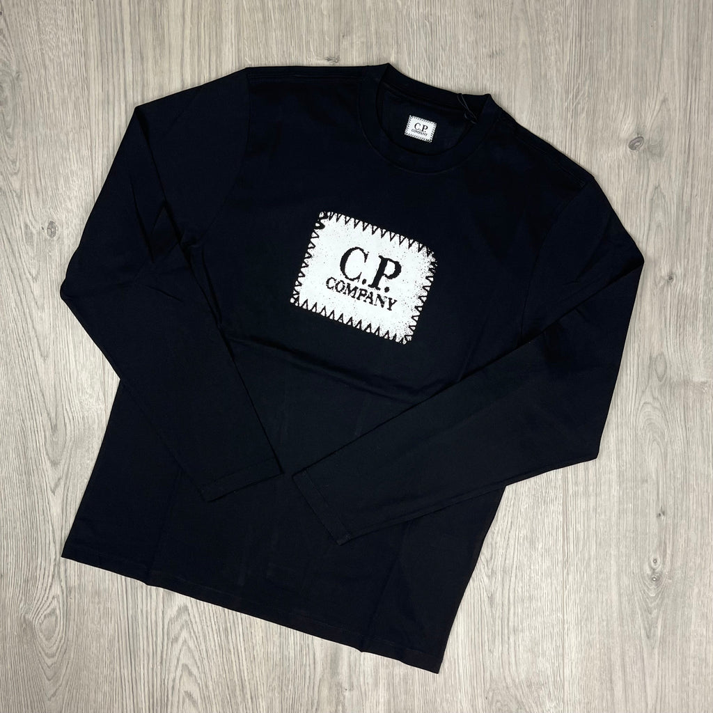 CP Company Stamp T-Shirt - Black Ironleague