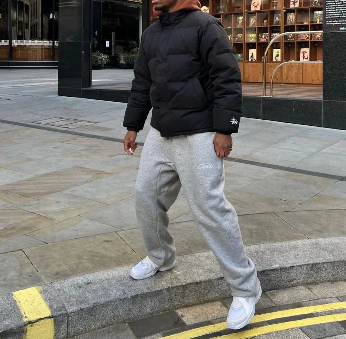 Corteiz HMP Crewneck Set - Grey Ironleague