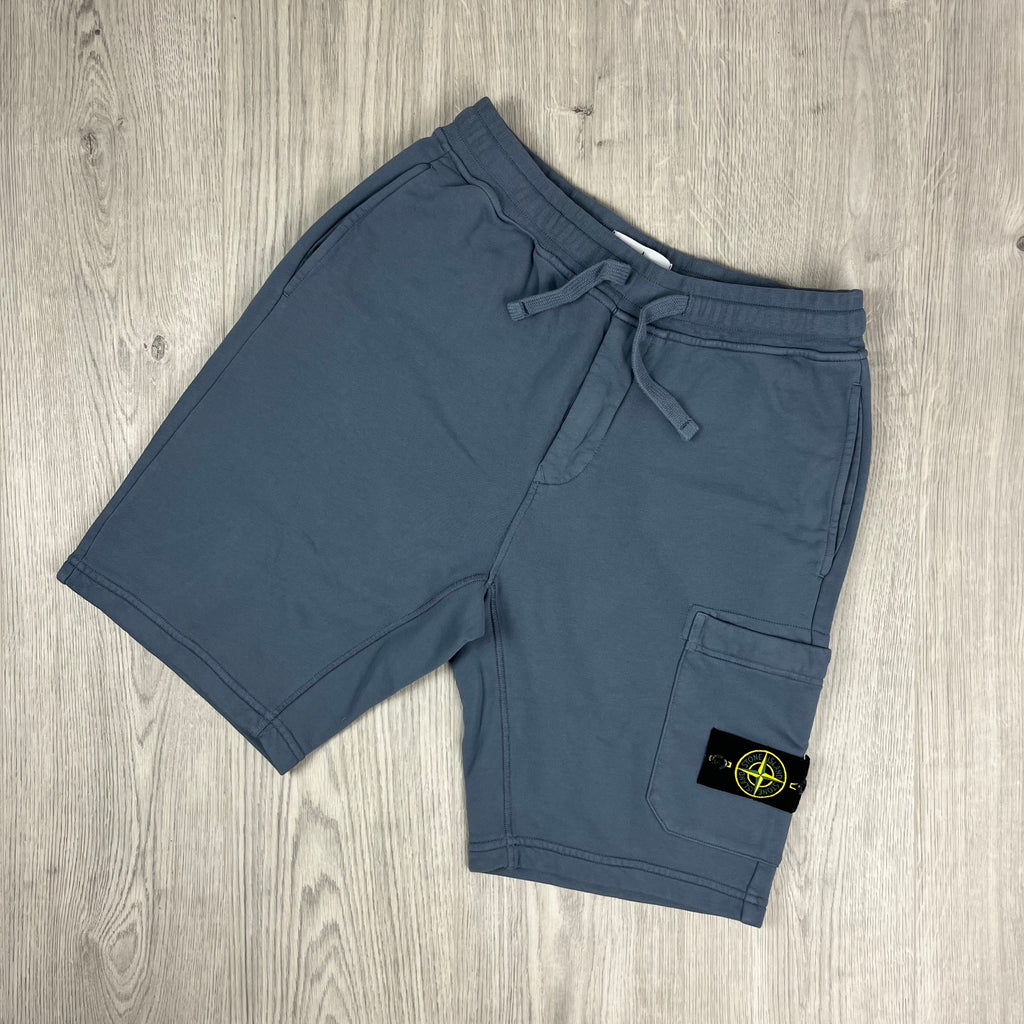 Stone Island Jersey Shorts - Avio Blue Ironleague
