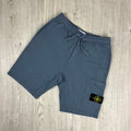 Stone Island Jersey Shorts - Avio Blue Ironleague