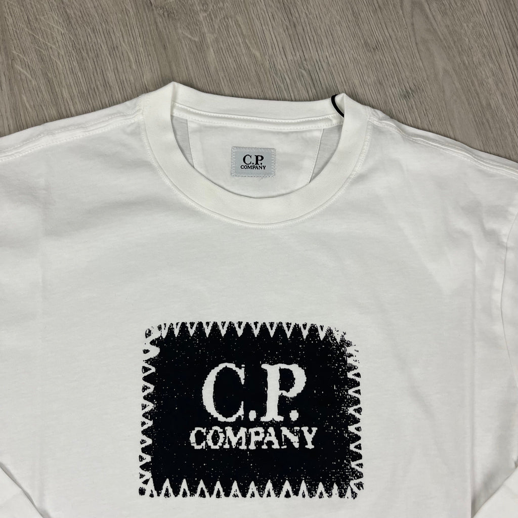 CP Company Stamp T-Shirt - White Ironleague