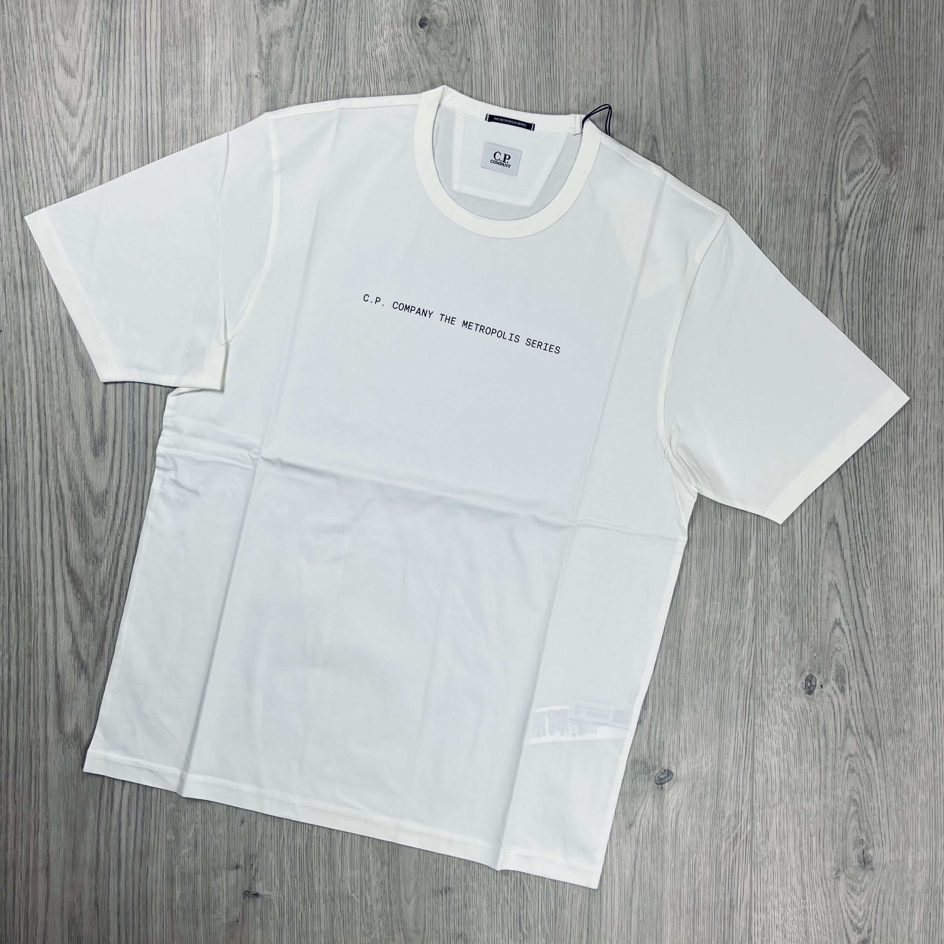 CP Company Metropolis T-Shirt - White Ironleague